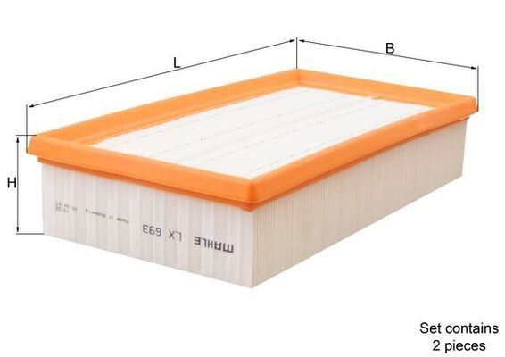 Compre LX693S Mahle Original Filtro de ar